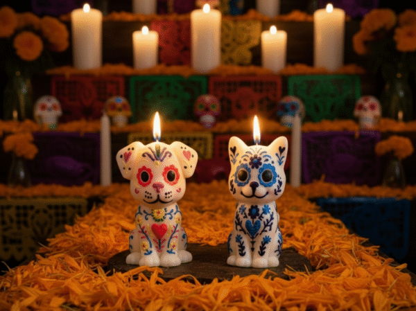 Vela Mascotas Calaveras