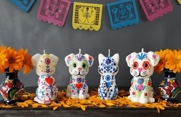 Vela Mascotas Calaveras